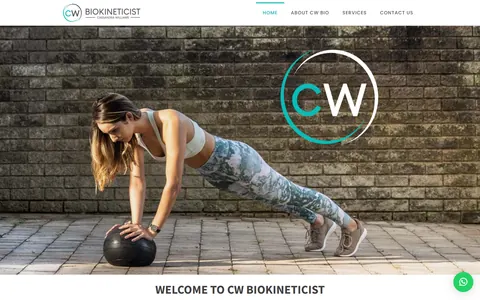 CW Biokineticist website design by Squirrel Media – Cassandra Williams, Durban biokineticist